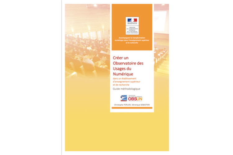 Guide : "Créer un observatoire des usages du numérique dans un établissement